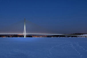 Kruunuvuorensilta. Kuva: Knight Architects, WSP, Helsingin kaupunki