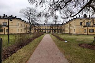 Lapinlahden sairaalan päärakennus helmikuussa 2020. Kuva: Leena Junnila.