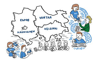 HRI-palvelu täyttää 10 vuotta. Kuva: Tussitaikurit.