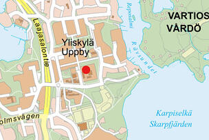 Lisätila kartalla. Helsingin kaupunki.