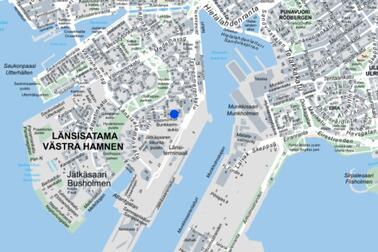 Bunkkerin sijainti kartalla