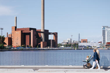 Hanasaaren voimalaitos.