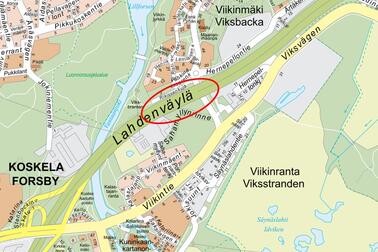 Periodiska avbrott i trafiken på kartan.