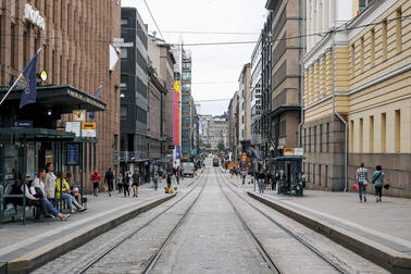Aleksanterikatu vuonna 2023.