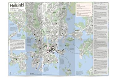Helsinki Architecture and Design Highlights -kartta.