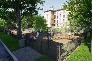 Illustration of the playground.