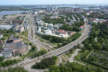 Ilmakuva suunnittelualueesta