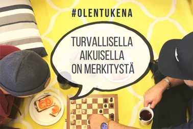 #olentukena-kampanjan juliste