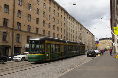 Caloniuksenkatu keväällä 2020