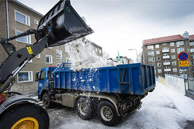Lumitöitä Kalliossa vuonna 2019