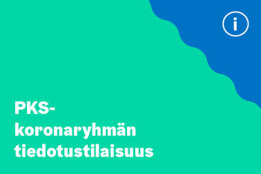 PKS-koronaryhmän tiedotustilaisuus.