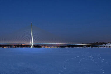 Kruunuvuorensilta. Kuva: Knight Architects, WSP, Helsingin kaupunki
