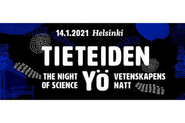 Tieteiden yö 14. tammikuuta.