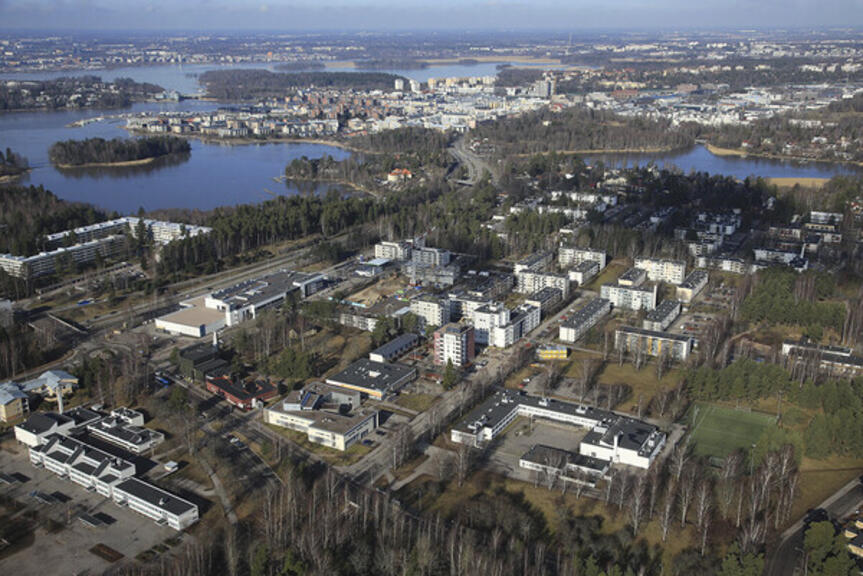 Ilmakuva Laajasalosta vuonna 2020. Ilmakuva Laajasalosta vuonna 2020.