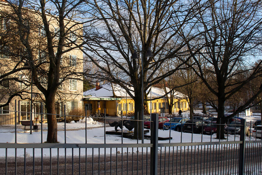 Auroran sairaalan portin aluetta, Sari Korolainen Auroran sairaalan portin aluetta, Sari Korolainen
