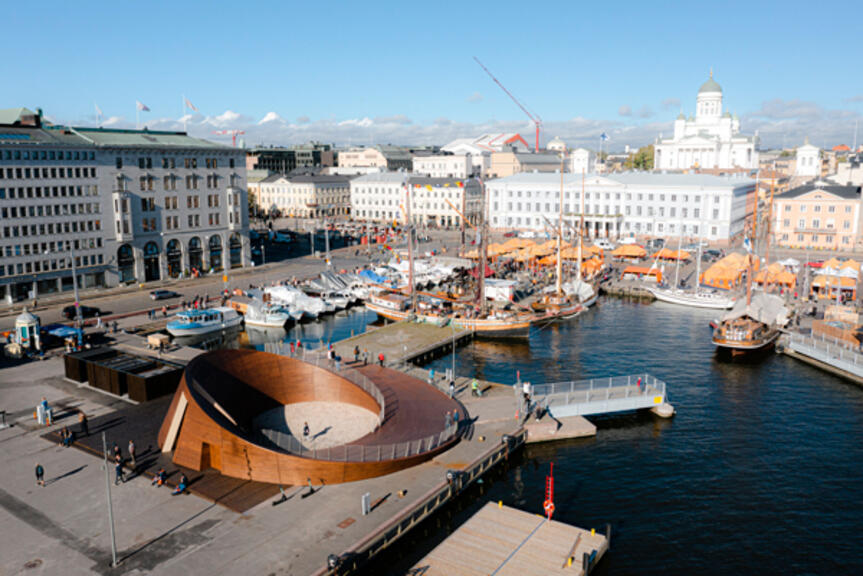 Ilmakuva Kauppatorilta