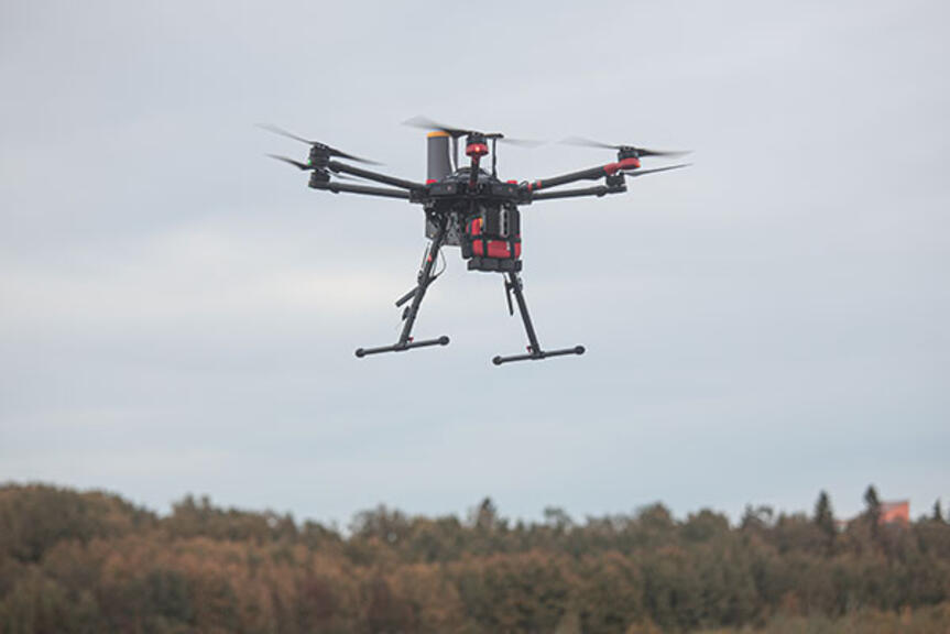 Drone ilmassa. Drone ilmassa.