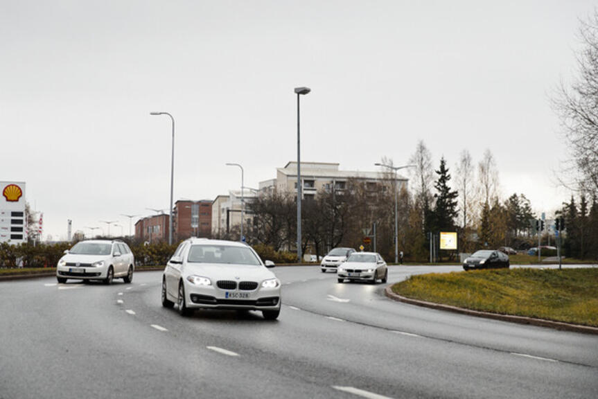 Liikennejärjestelyt muuttuvat Haagan kiertoliittymässä Liikennejärjestelyt muuttuvat Haagan kiertoliittymässä
