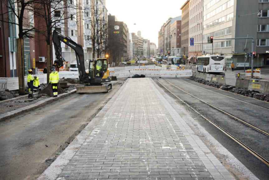 Hämeentien uudistus keväällä 2020. Hämeentien uudistus keväällä 2020.