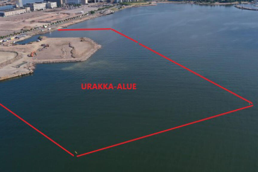 Vene- ja alusliikenteen on kierrettävä Hernesaaren itärannan työalue. Vene- ja alusliikenteen on kierrettävä Hernesaaren itärannan työalue.