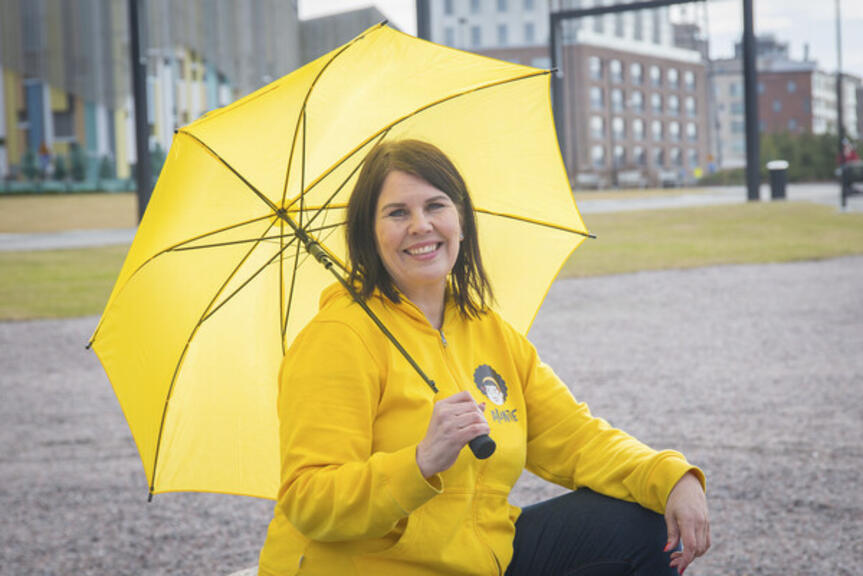 Auntie Solutionsin toimitusjohtaja Mervi Lamminen Auntie Solutionsin toimitusjohtaja Mervi Lamminen
