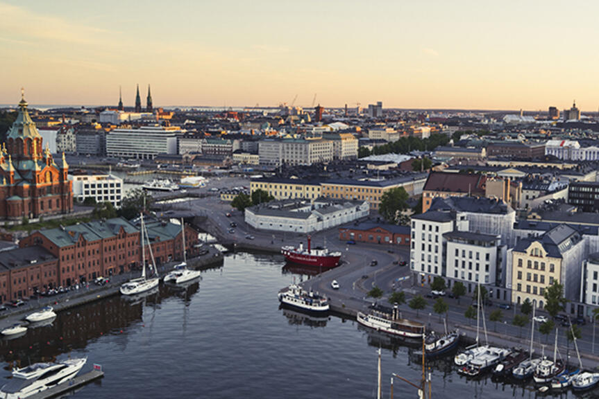 Ilmakuva Helsingistä. Kuva: Kari Ylitalo Ilmakuva Helsingistä. Kuva: Kari Ylitalo