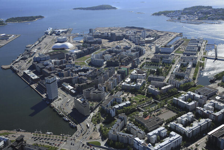 Ilmakuvassa Jätkäsaari vuonna 2021. Kuva: Suomen Ilmakuva Oy Ilmakuvassa Jätkäsaari vuonna 2021. Kuva: Suomen Ilmakuva Oy