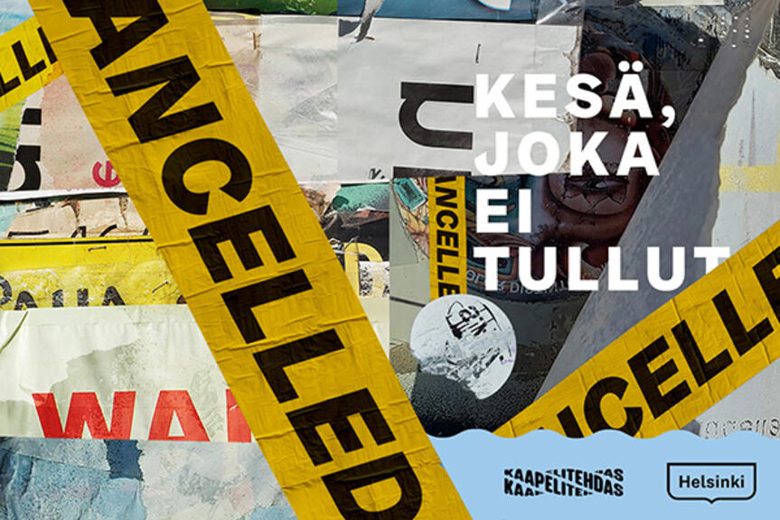 Kesä, joka ei tullut - näyttelyn mainosjulista Kesä, joka ei tullut - näyttelyn mainosjulista