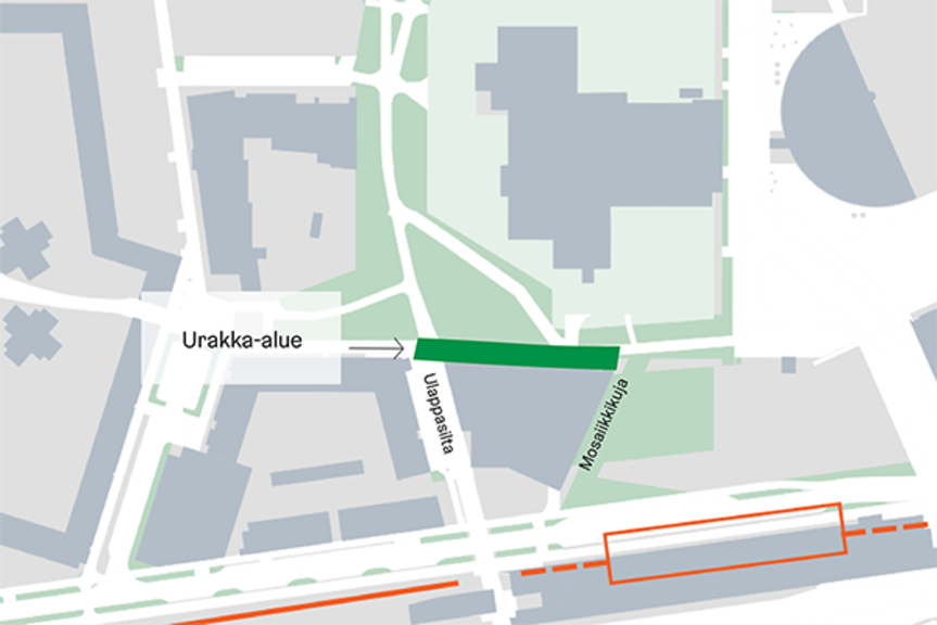 Urakka-alue kartalla Urakka-alue kartalla