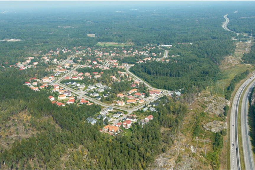 Ilmakuva Östersundomista.