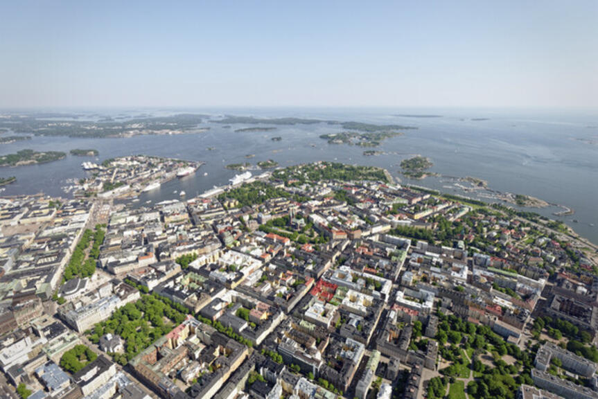 Ilmakuva Helsingistä. Ilmakuva Helsingistä.