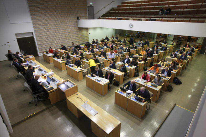 Kuvassa valtuustosali. Kuvassa valtuustosali.