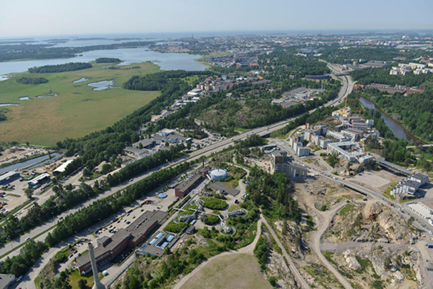 Viikinranta ja Lahdenväylä. Viikinranta ja Lahdenväylä.