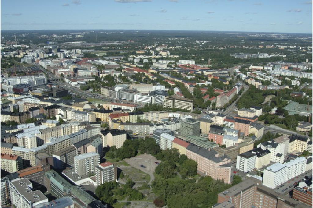 Ilmakuva Helsingistä, Kuva: Skyfoto / Sami Kurikka