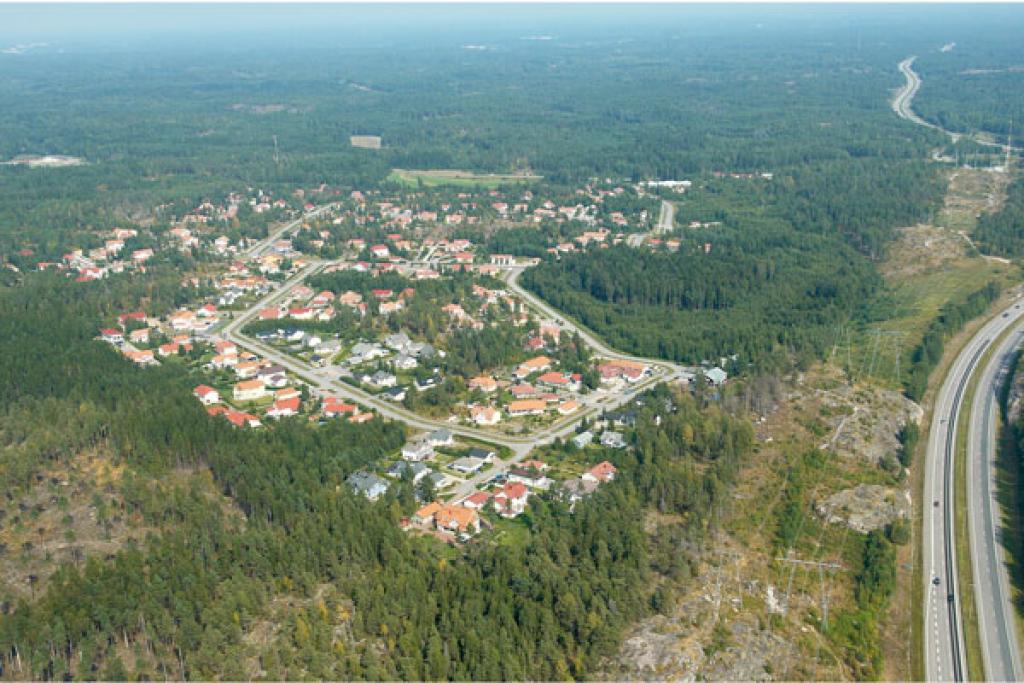 Ilmakuva Östersundomista. Ilmakuvaa Östersundomista. Kuva Suomen ilmakuva