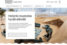 Design Helsinki -sivusto.