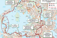 Helsinki City Running Dayn liikennejärjestelyt lauantaina 2.10.2021.