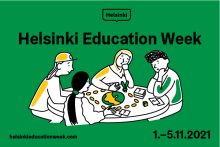 Helsinki Education week -tapahtumaviikon 2021 tunnuskuva