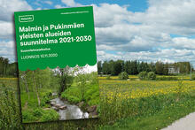 Malmin ja Pukinmäen yleisten alueiden suunnitelma on kommentoitavana nyt