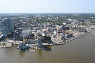 Ilmakuva Verkkosaaresta kesäkuulla 2025.