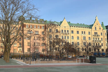 Havainnekuva ulkokuntosalista.