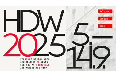 Helsinki Design Week 2025 logo.