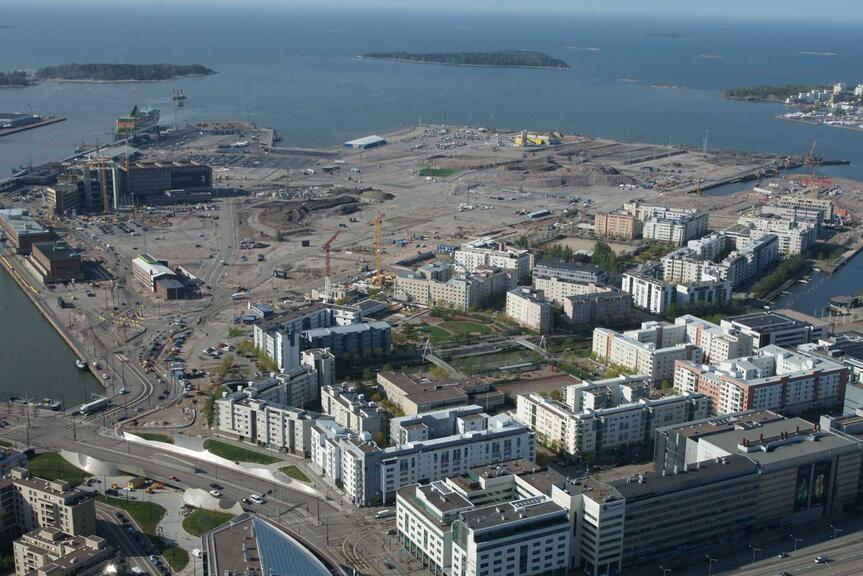 Ilmakuva Jätkäsaaresta kesältä 2010