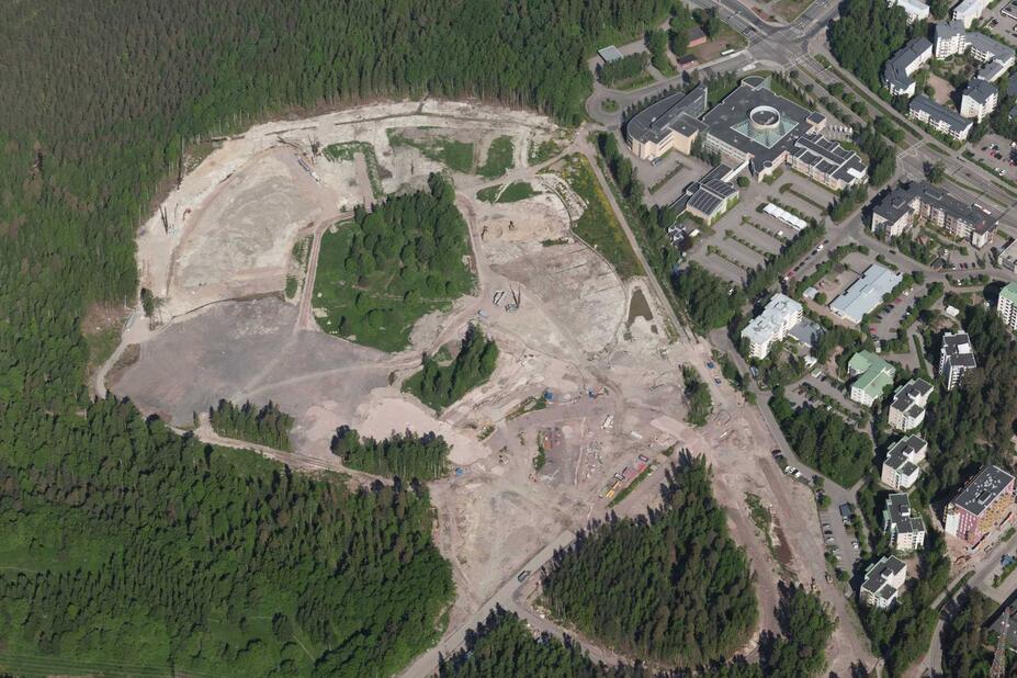 Ilmakuva Honkasuolta vuodelta 2015.