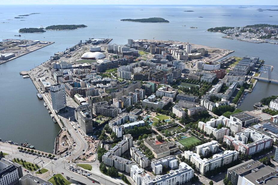 Ilmakuva Jätkäsaaresta vuodelta 2025