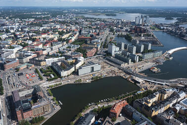 Ilmakuva Hakaniemenrannasta