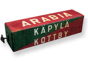 Tram signs from the 1920s and 1930s.