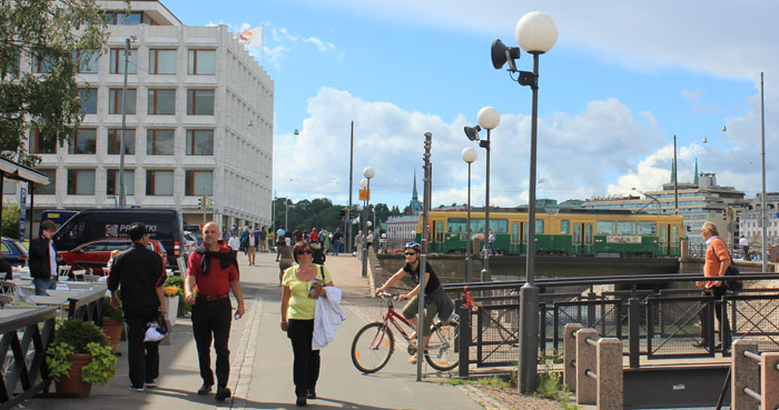 Summer view of Helsinki