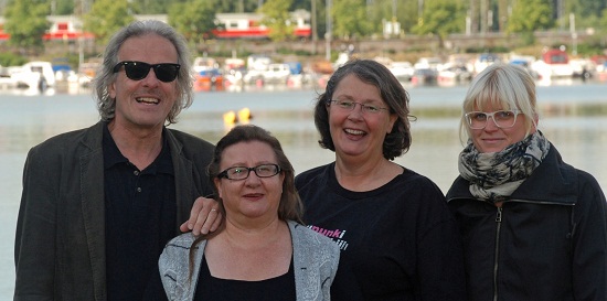 Vesa, Pirjo, Minna ja Anna Sofia. Kuvaaja Kari Palomäki