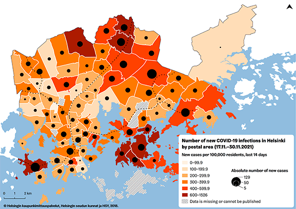 The coronavirus map 01.12.2021